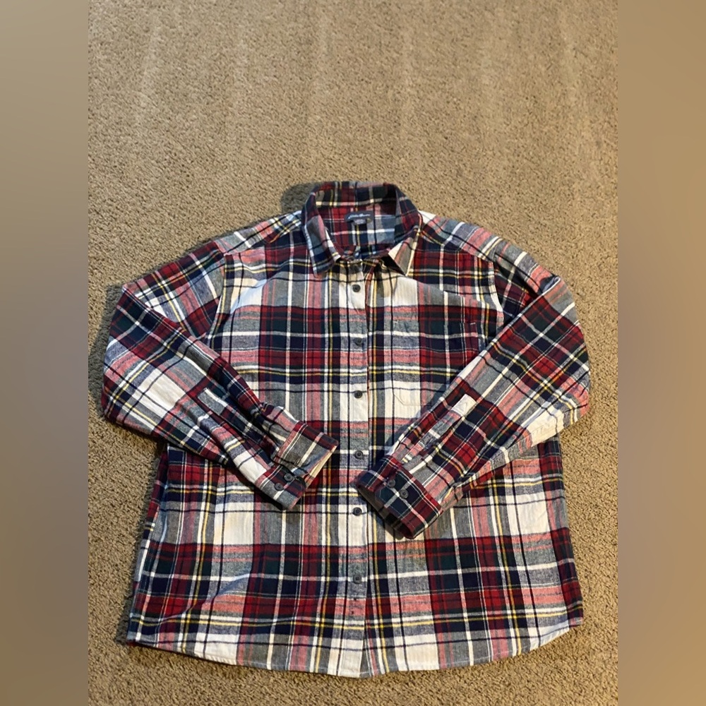 Eddie Bauer Multicolor Plaid Shirt XXL